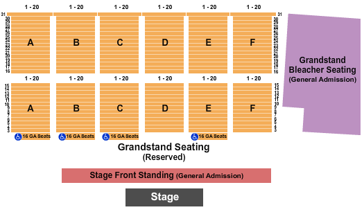 Clay County Fair & Events Center Oliver Anthony Seating Chart